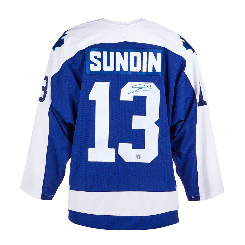 Mats Sundin Signed Autograph Toronto Maple Leafs Jersey 