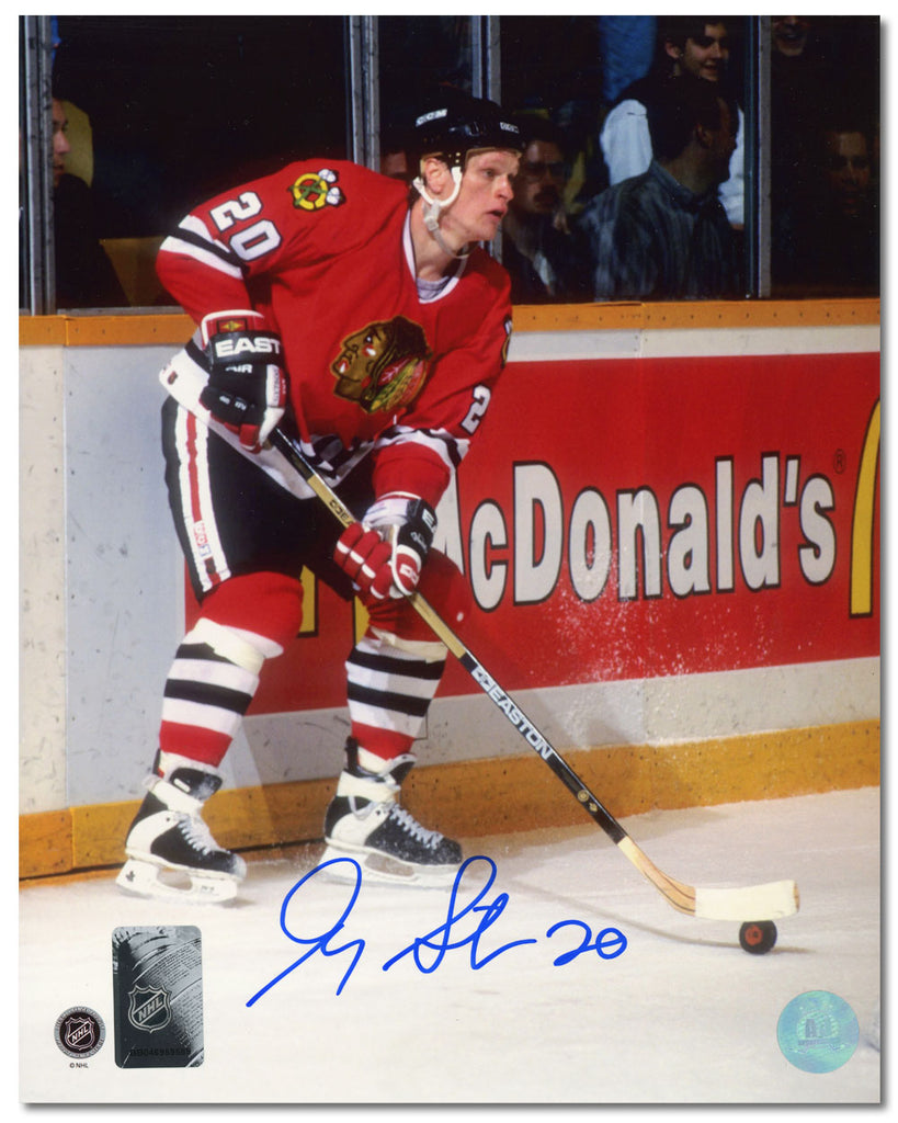 Gary Suter Chicago Blackhawks Autographed Hockey 8x10 Photo | AJ Sports.