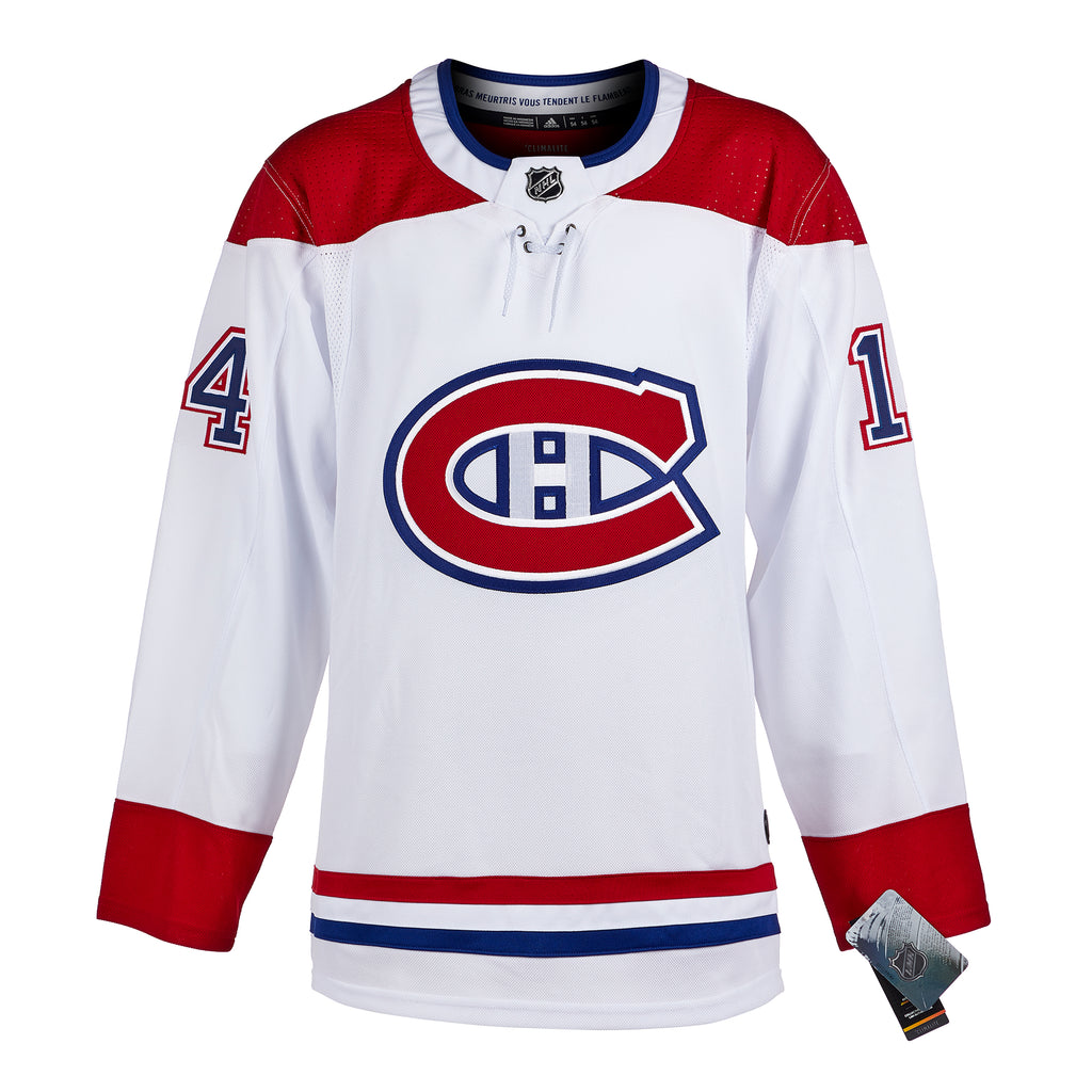 Nick Suzuki Montreal Canadiens Signed & Dated 1st Game Adidas Jersey | AJ Sports.