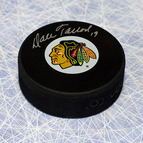 Dale Tallon Chicago Blackhawks Autographed Hockey Puck | AJ Sports.