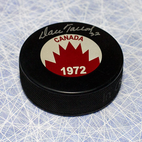 Dale Tallon Team Canada Autographed 1972 Summit Series Hockey Puck | AJ Sports.