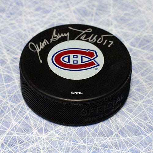 Jean-Guy Talbot Montreal Canadiens Autographed Hockey Puck | AJ Sports.