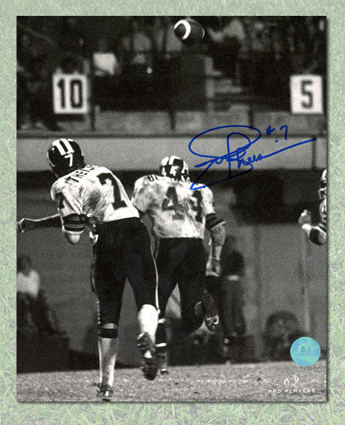 Joe Theismann Toronto Argonauts Autographed Throwing 8x10 Photo | AJ Sports.
