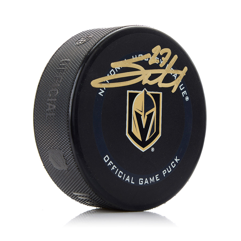 Shea Theodore Vegas Golden Knights Signed Official Game Puck | AJ Sports.