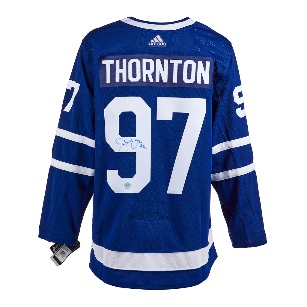 Joe Thornton Signed San Jose Sharks Reebok NHL Style Jersey