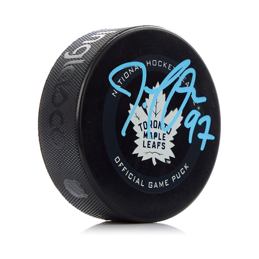 Joe Thornton Toronto Maple Leafs Autographed Official Game Puck | AJ Sports.