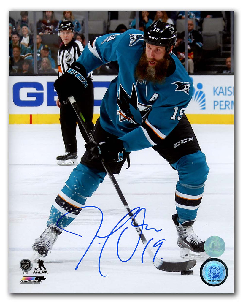 Joe Thornton San Jose Sharks Autographed NHL Hockey 8x10 Photo | AJ Sports.