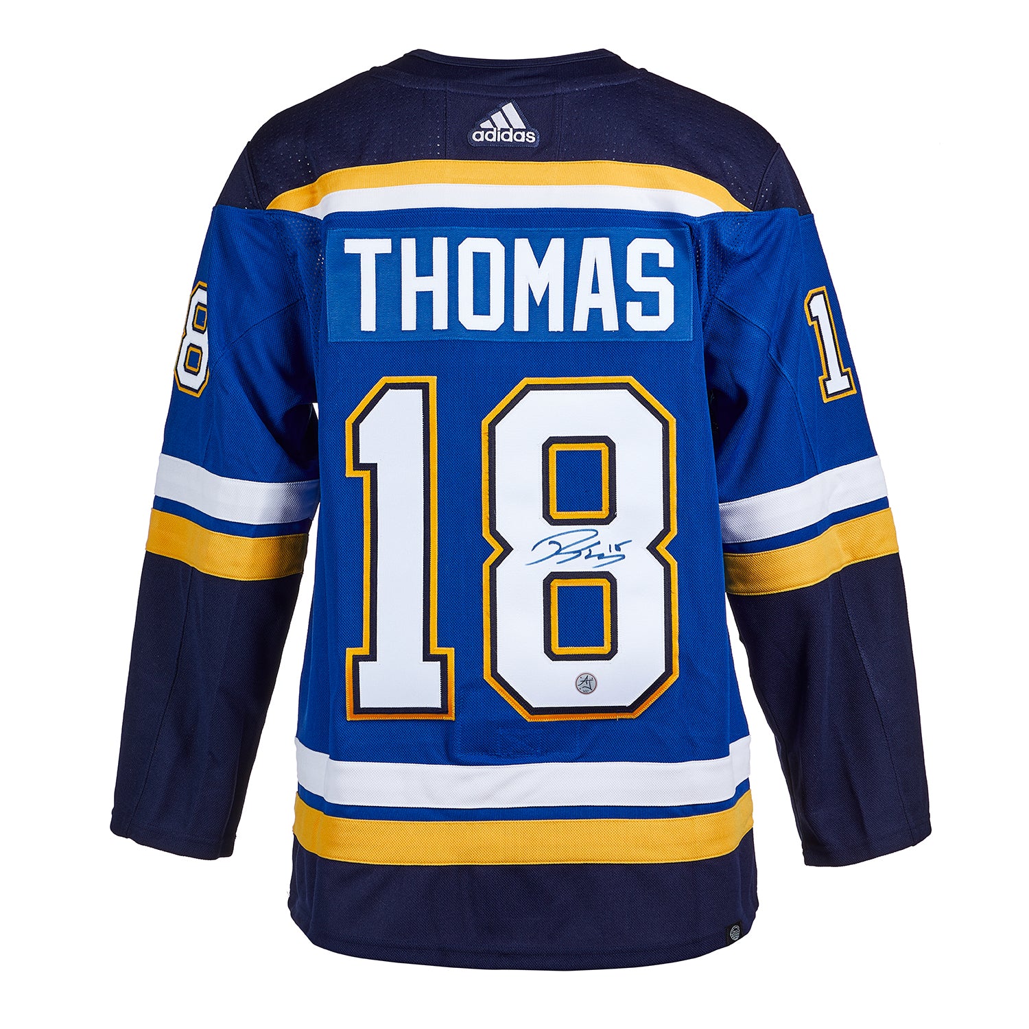 Robert Thomas Signed St Louis Blues Heritage Adidas Jersey 