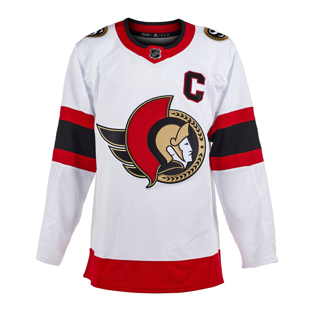 Brady Tkachuk Ottawa Senators Signed White Adidas Jersey | AJ Sports.