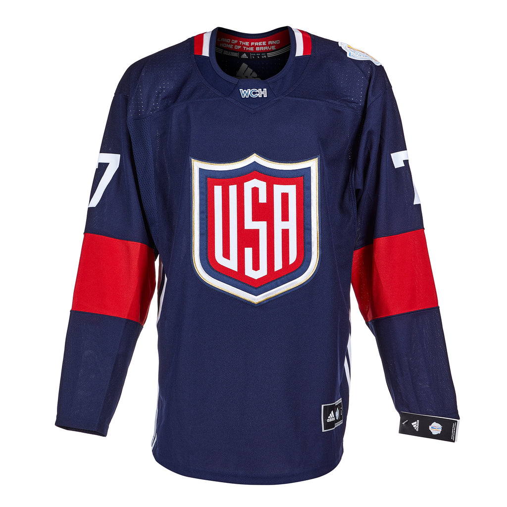 Brady Tkachuk Team USA Hockey Autographed Adidas Jersey | AJ Sports.