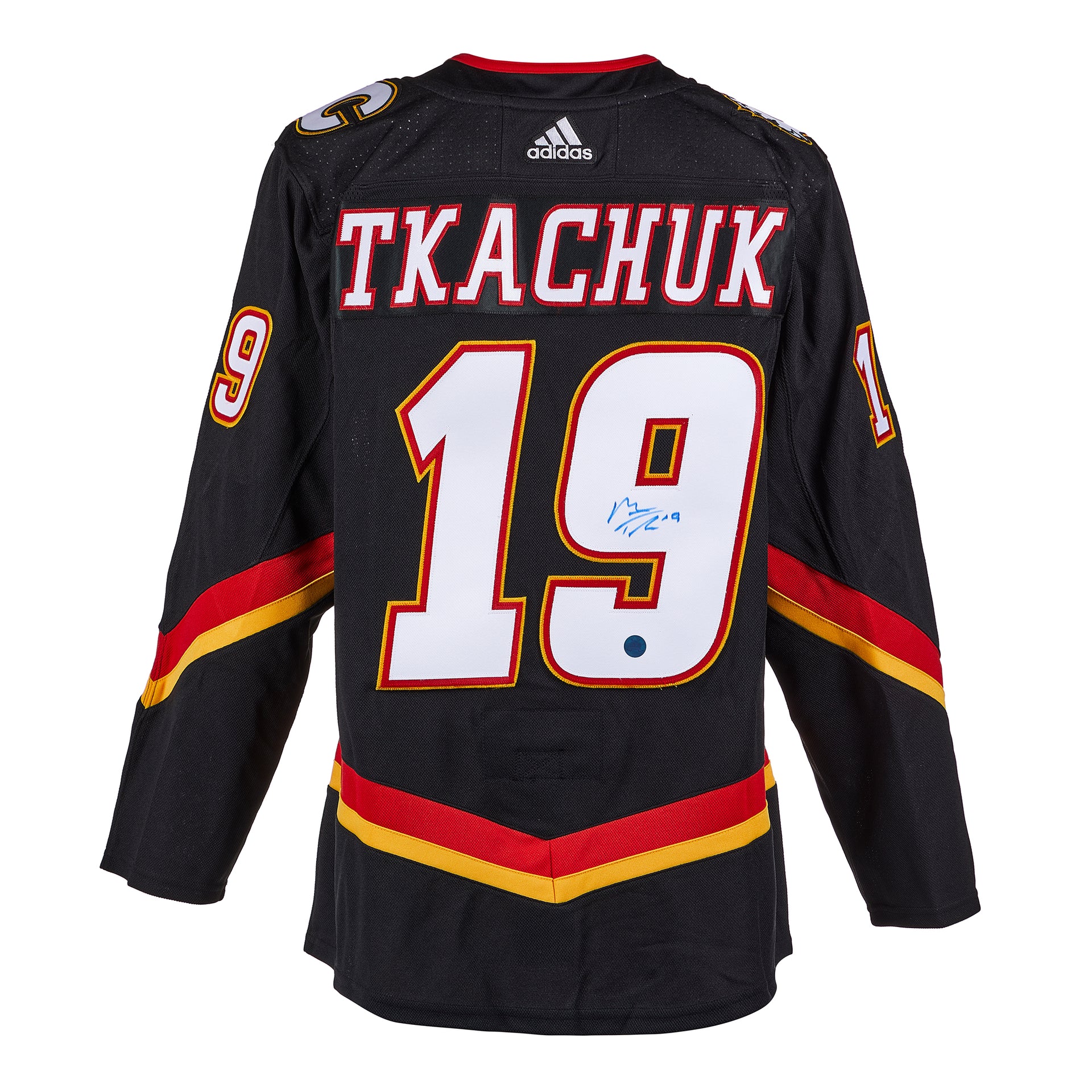 AJ Sports Matthew Tkachuk Signed Calgary Flames Reverse Retro