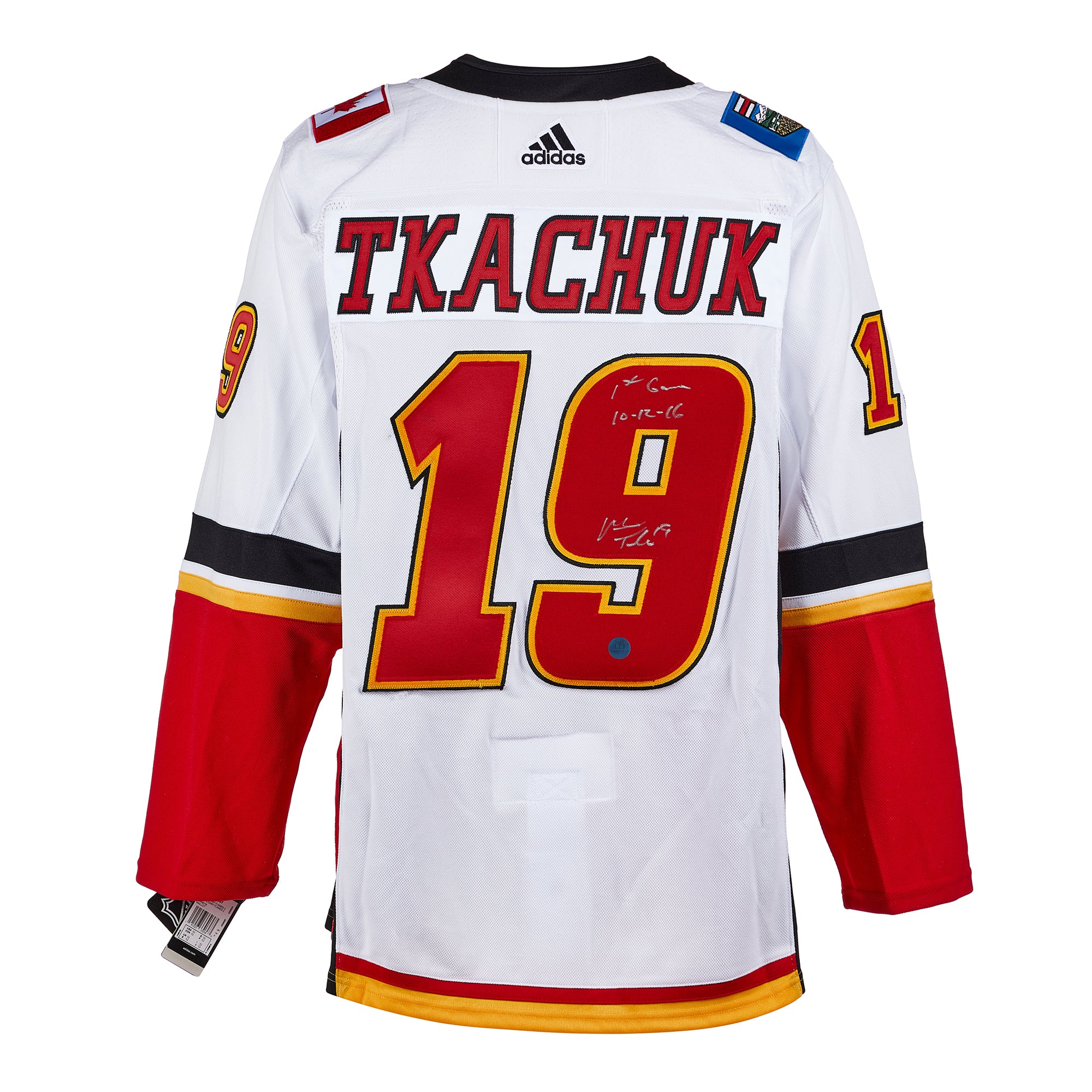 Matthew Tkachuk Calgary Flames Signed Reverse Retro Adidas Jersey