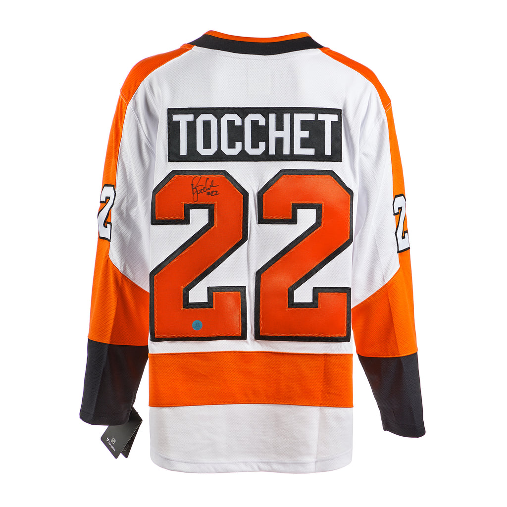 Rick Tocchet Philadelphia Flyers Autographed Fanatics Jersey | AJ Sports.