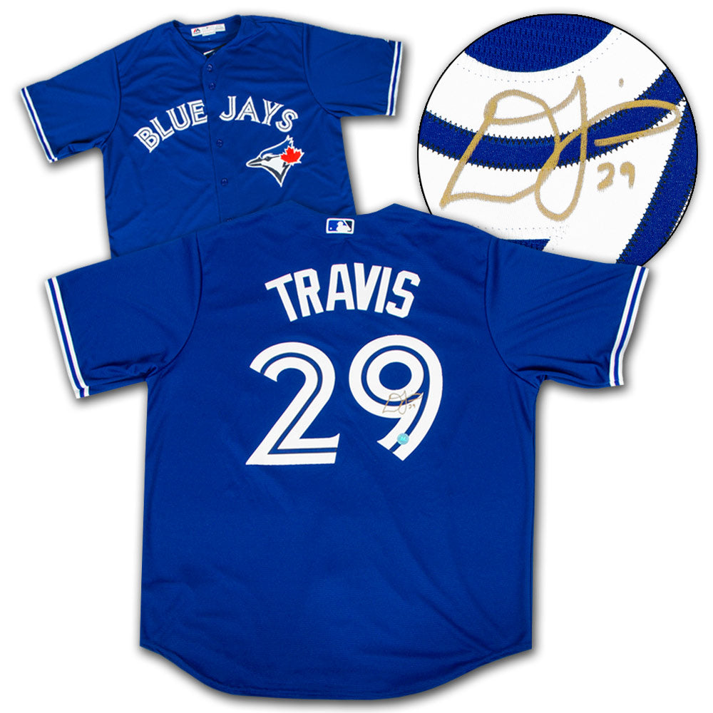 Devon Travis Toronto Blue Jays Autographed Baseball Jersey | AJ Sports.