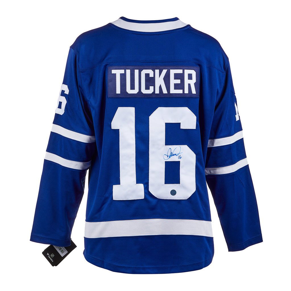 Darcy Tucker Toronto Maple Leafs Autographed Fanatics Jersey | AJ Sports.