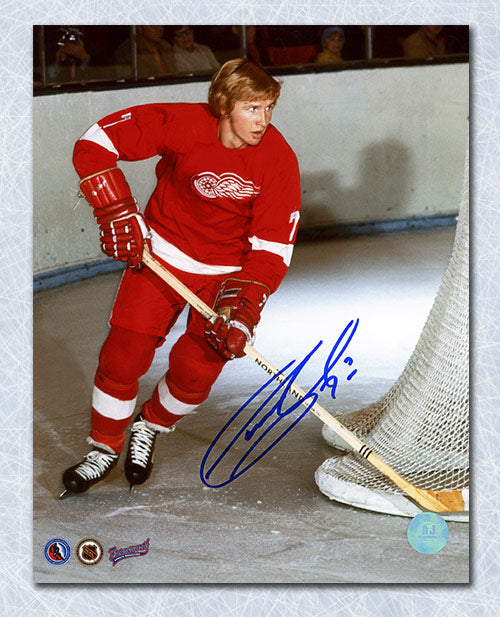 Garry Unger Detroit Red Wings Autographed Hockey 8x10 Photo | AJ Sports.