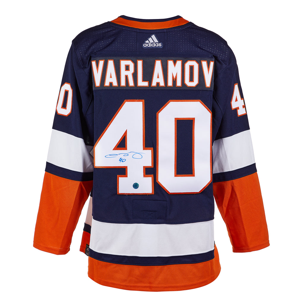 Semyon Varlamov New York Islanders Signed Reverse Retro Adidas Jersey | AJ Sports.
