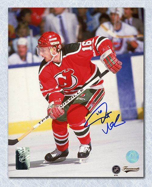 Pat Verbeek New Jersey Devils Signed Hockey 8x10 Photo | AJ Sports.
