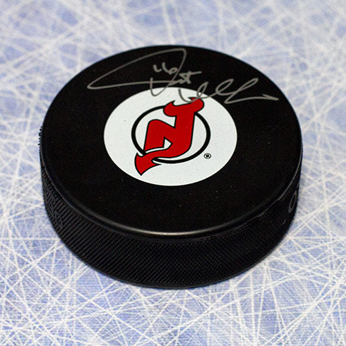 Pat Verbeek New Jersey Devils Autographed Hockey Puck | AJ Sports.