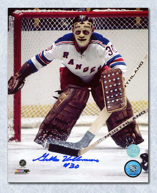 Gilles Villemure New York Rangers Autographed 8x10 Photo | AJ Sports.