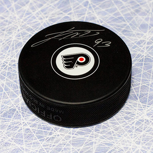 Jakub Voracek Philadelphia Flyers Signed Autograph Model Hockey Puck | AJ Sports.
