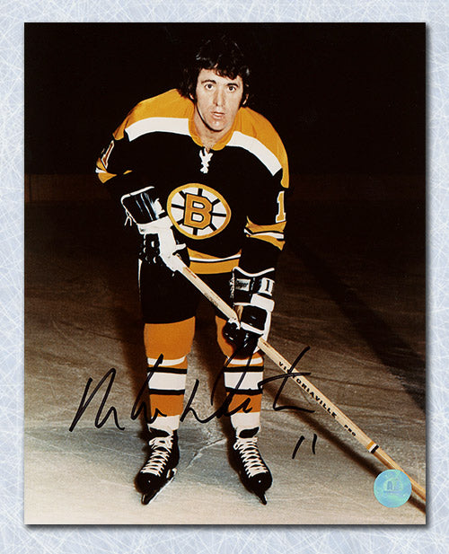 Mike Shaky Walton Boston Bruins Autographed Posed 8x10 Photo | AJ Sports.