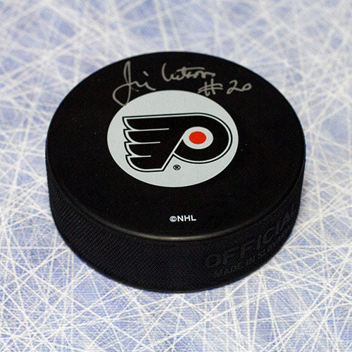 Jim Watson Philadelphia Flyers Autographed Hockey Puck | AJ Sports.