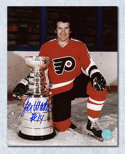 Joe Watson Philadelphia Flyers Autographed Stanley Cup 8x10 Photo | AJ Sports.