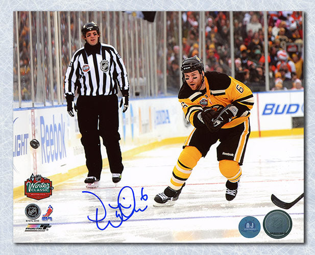 Dennis Wideman Boston Bruins Signed 2010 Winter Classic 8x10 Photo | AJ Sports.