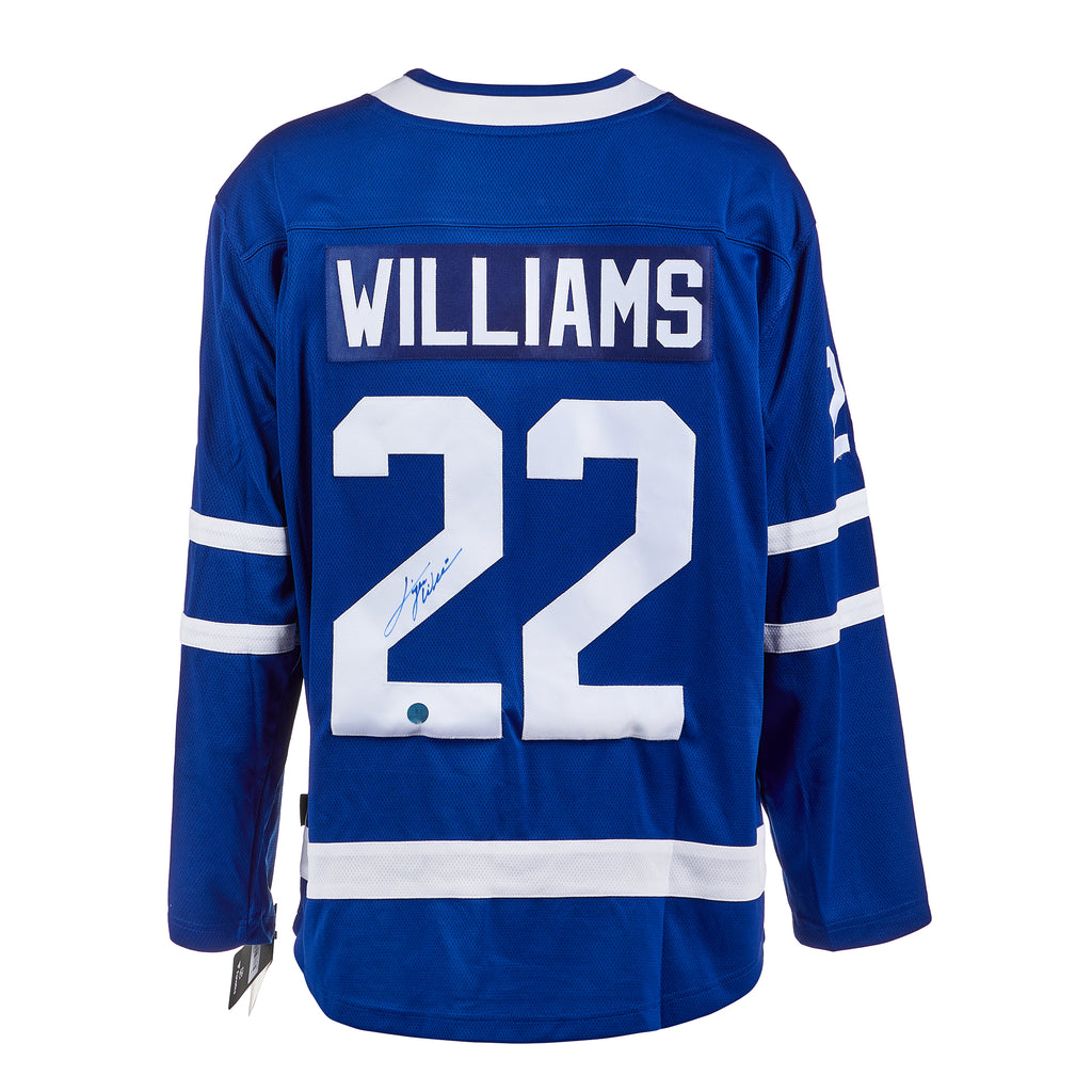 Tiger Williams Toronto Maple Leafs Autographed Fanatics Jersey | AJ Sports.