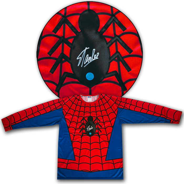 Stan Lee Autographed Spider-Man Amazing Fantasy Comic Book Costume | AJ Sports.
