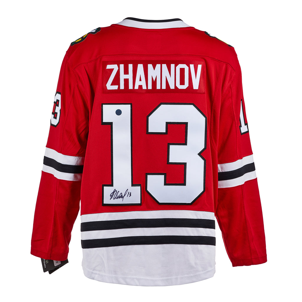 Alexei Zhamnov Chicago Blackhawks Autographed Fanatics Jersey | AJ Sports.