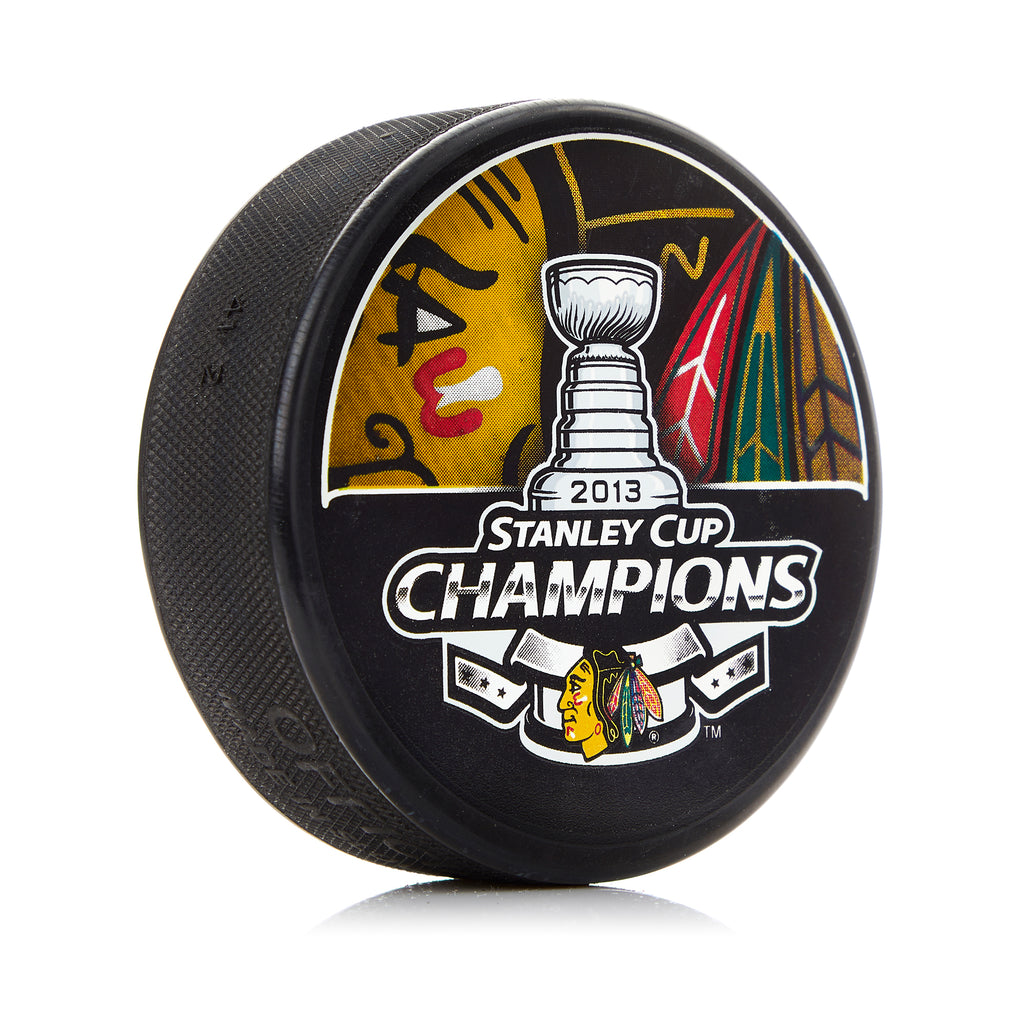 2013 Chicago Blackhawks Stanley Cup Champions Souvenir Hockey Puck | AJ Sports.