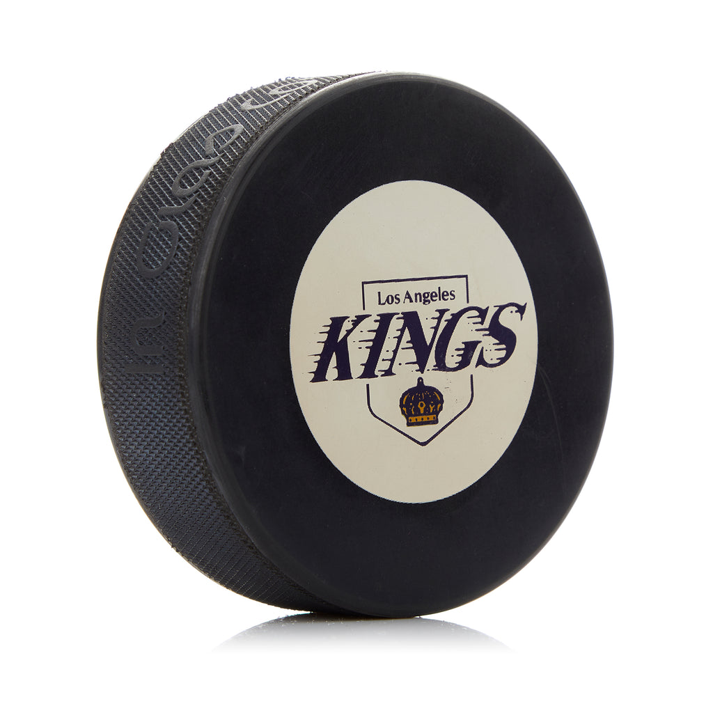 Los Angeles Kings Post-Expansion Era Logo Souvenir Hockey Puck | AJ Sports.