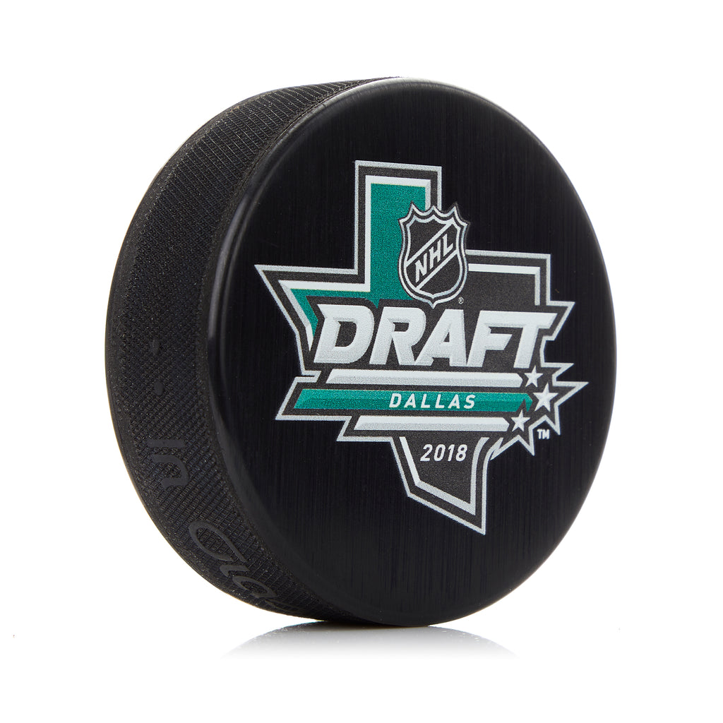 2018 NHL Draft Day Souvenir Hockey Puck | AJ Sports.