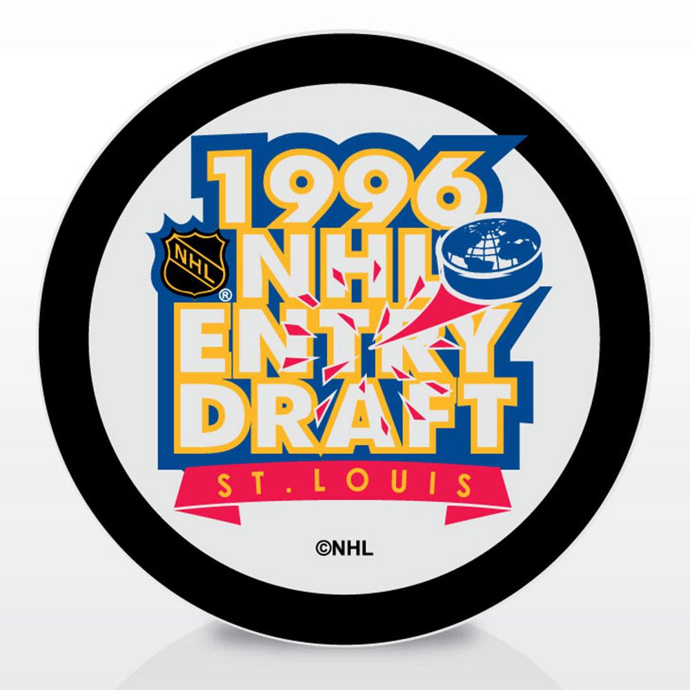 1996 NHL Draft Day Event Souvenir Hockey Puck | AJ Sports.