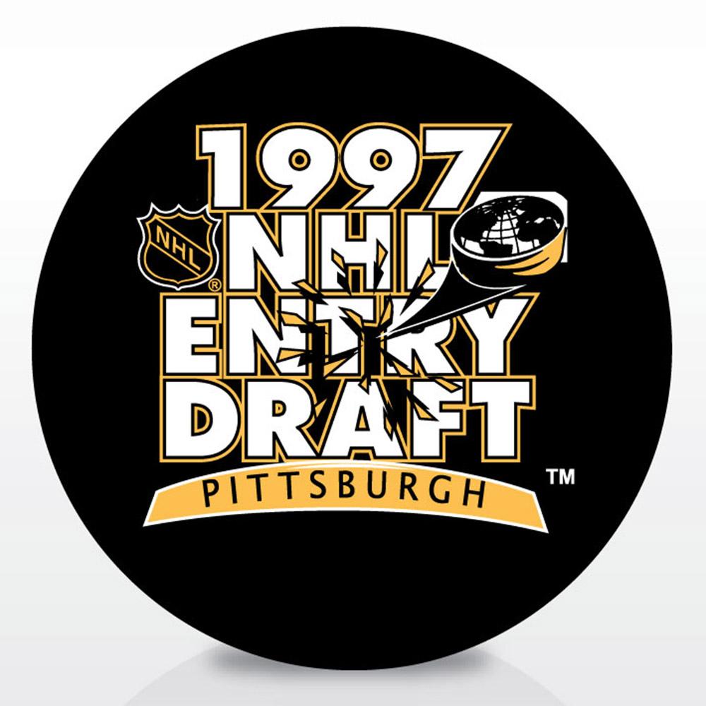 1997 NHL Draft Day Event Souvenir Hockey Puck | AJ Sports.