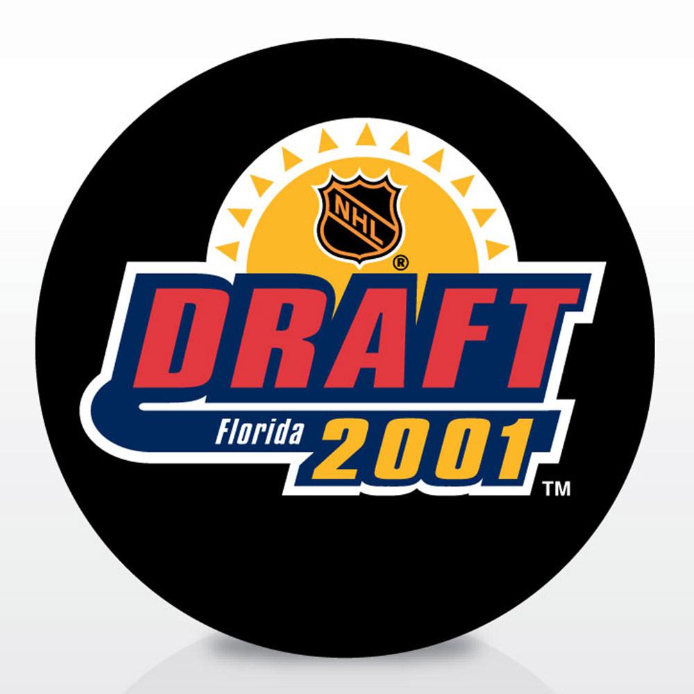 2001 NHL Draft Day Event Souvenir Hockey Puck | AJ Sports.