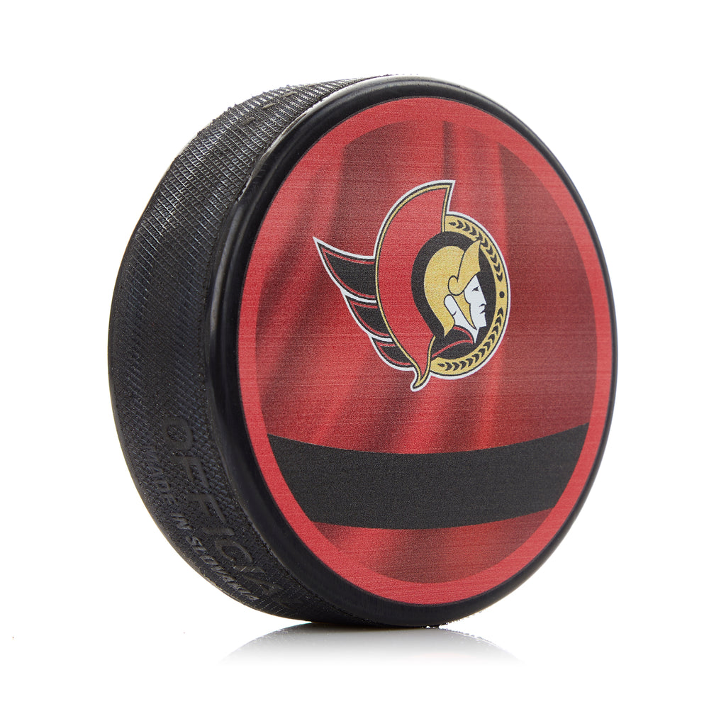 Ottawa Senators Reverse Retro Hockey Puck | AJ Sports.