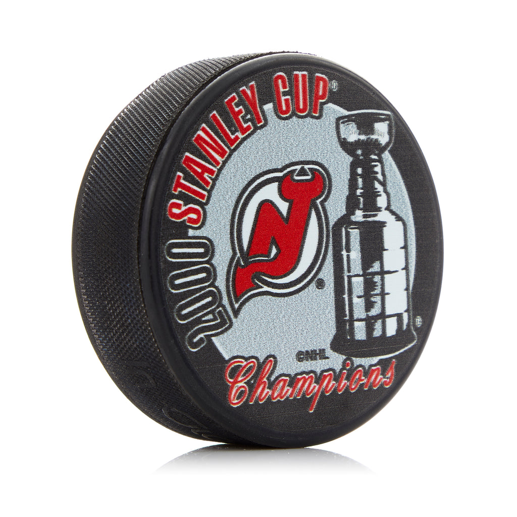 2000 New Jersey Devils Stanley Cup Champions Souvenir Hockey Puck | AJ Sports.
