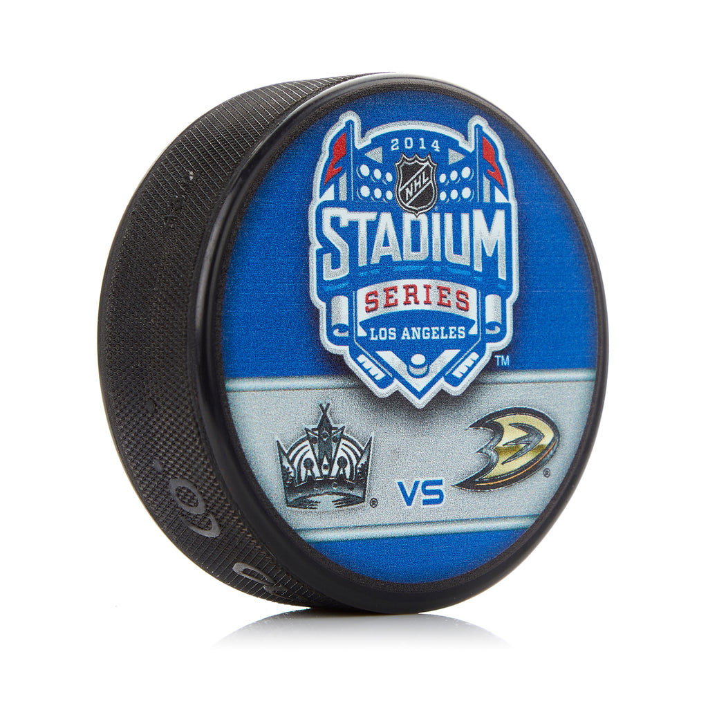 2014 Stadium Series Anaheim Faceoff Kings vs Ducks Souvenir Hockey Puck | AJ Sports.