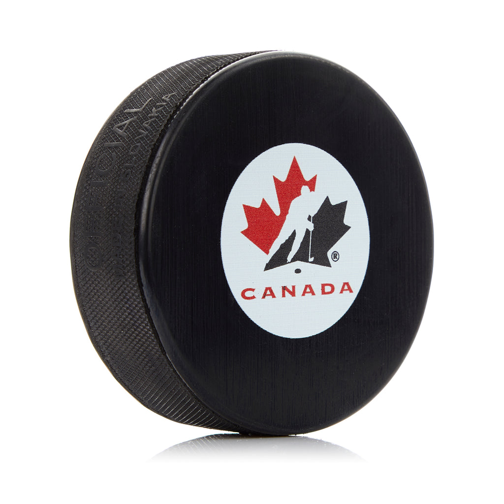 Hockey Canada Small Logo Souvenir Hockey Puck | AJ Sports.
